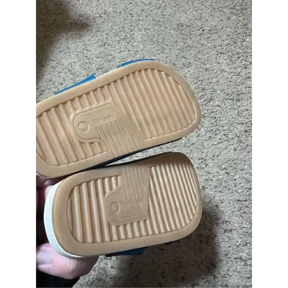 Zara Baby Dream Big Blue Sandals Baby Size 19